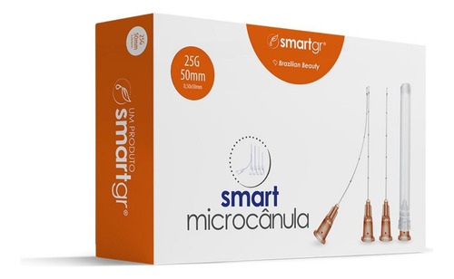 Smart Microcânula Caixa Com 10 Smart Gr Canula Flexível