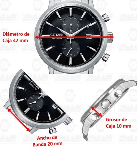 Reloj Citizen 61484 Ca7068-51e Hombre Ecodrive Dress Classic