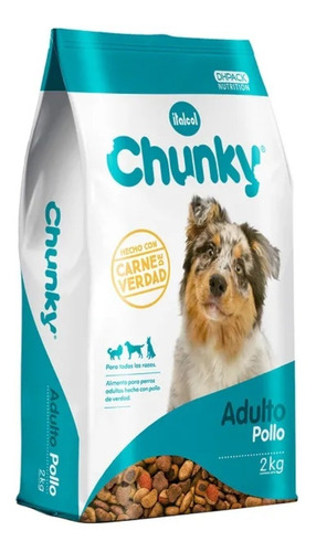 Alimento Chunky para perro adulto todos los tamaños sabor pollo en bolsa de 9kg