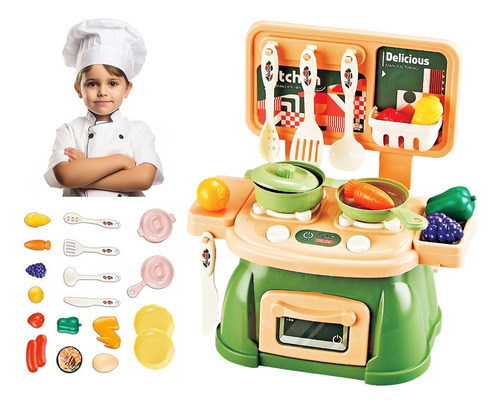 R Children's Home Toys Vajilla Cocina Simulación Coo