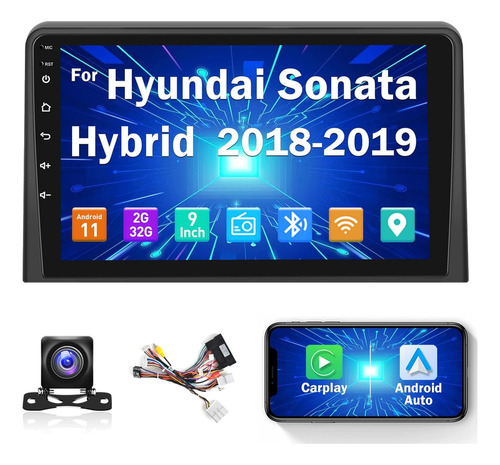 Estéreo Hyundai Sonata Hybrid 2018-2019 Carplay Gps 2+32g