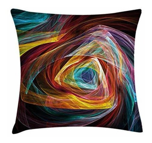 Cojines Ambesonne Fractal Throw Pillow Cojín, Psychedelic G