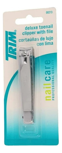 3 Pza Cortaúñas Trim De Lujo Con Lima 1 Pza