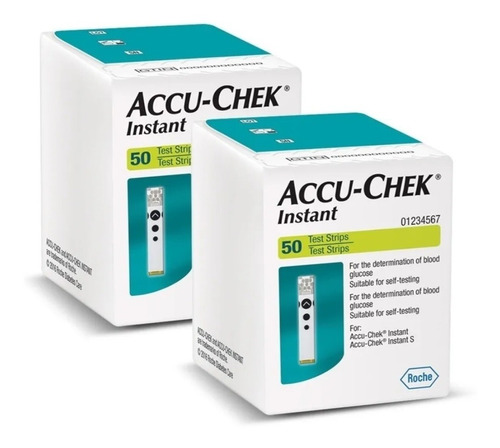 100 Tiras Reactivas Accu-chek Instant