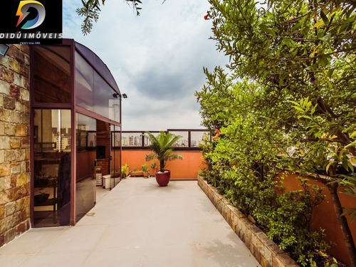 Imagem 5 de 30 de Excelente Cobertura Duplex Com 212 M² No Bosque Da Saúde, Sendo 3 Dormitórios, 1 Suíte, Ampla Área Externa Com Churrasqueira E Piscina Privativos, 2 Vagas. - Cb00006 - 69287657