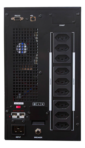 Ups Smart 3kva Te Bivolt Ts Bivolt 9 Tomadas Simples Convers Preto