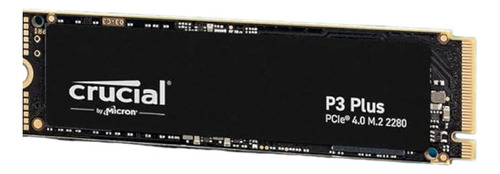 Ssd M.2 Crucial P3 Plus 1tb Nvme Pcie 4.0 4ta Gen 6000mb/s