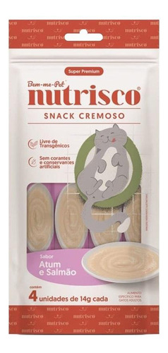 Snack Cremoso Nutrisco 56g Atum E Salmao