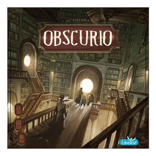 Juego De Mesa Obscurio: ¡navega Por La Biblioteca De Sorcere