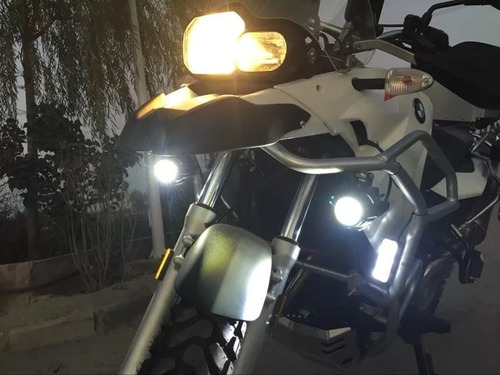 Faro Led Auxiliar Bmw Gs1200 Led Soporte Original Ip67 X 2