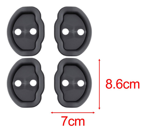 4 Uds Cubierta De Pestillos De Cerradura De Puerta De Coche,