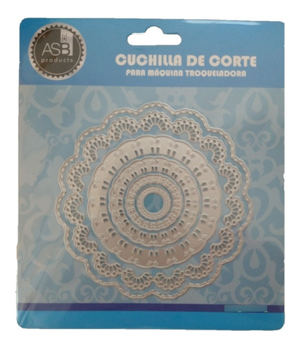 Scrapbooking Troqueles Mandala 11,6 Cm 6 Piezas 