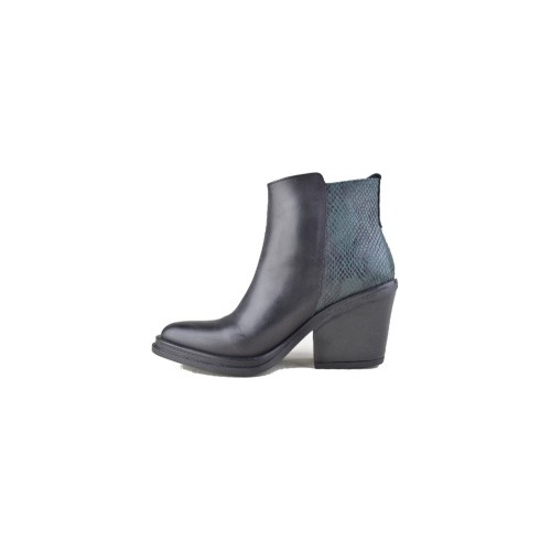 Botinetas Botas Botitas De Mujer De Cuero Kioto - Ferraro