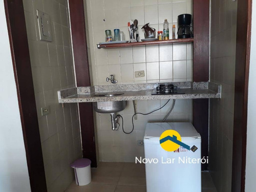 Imagem 7 de 15 de Excelente Flat Com Serviço, Andar Alto Na Melhor Rua Comercial De Icaraí. - 78