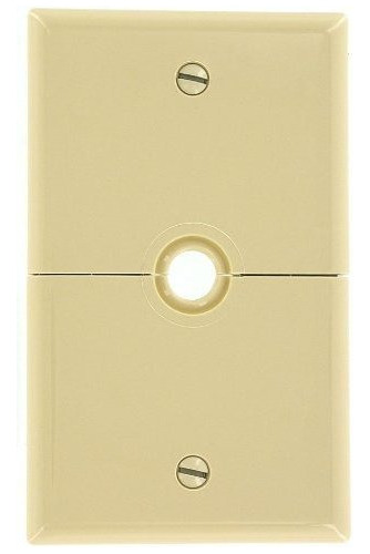 Leviton N751i 1gang 625inch Hole Device Telephonecable Placa