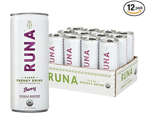 Runa Orgánica Clean Energy Drink De La Hoja Guayusa, Berry, 