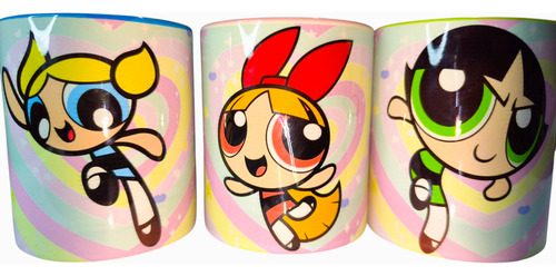 Tazas Chicas Superpoderosas Personalizada Con Nombre Rosa Claro Bombón