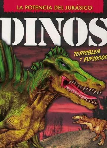 Libro Dinosaurios Terribles Y Furiosos Con Tapa Dura A Color