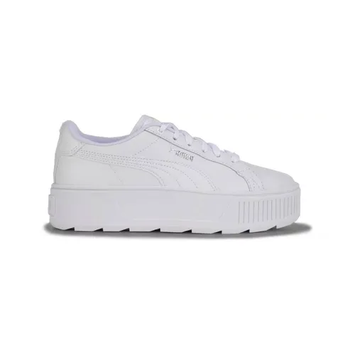 TENIS PUMA PLATAFORMA MUJER KARMEN EN COLOR BLANCO CON NEGRO – Skate Factory