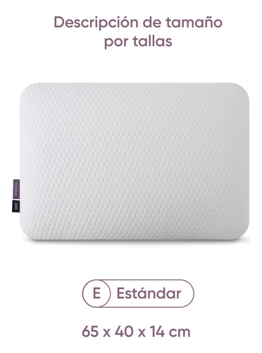 Travesseiro Latex, Luuna Grid Tech, Suporte E Conforto, Macio, 65x40cm