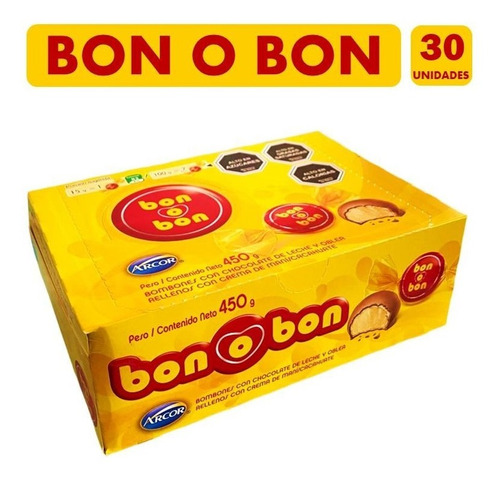 Caja Bon O Bon Café 30 Unidades