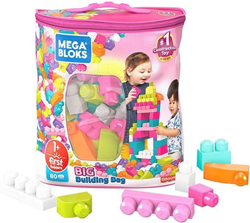 Gran Bolsa De Bloques De Construcción De Mega Bloks De 80 Pi