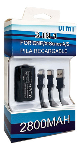 Kit Carga Y Juega Para Control Xbox One Cable V8 Y Tipo C