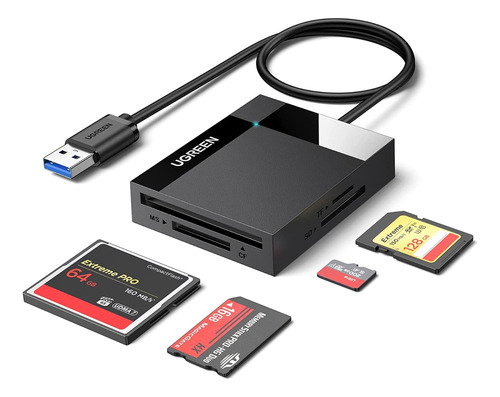 Lector De Tarjetas Sd/tf Ugreen 4 En 1 Usb 3.0 30333