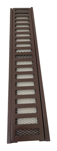 Kit 2 Ralo Linear 10x100 Cm Grelha Aluminio (modular 50cm)