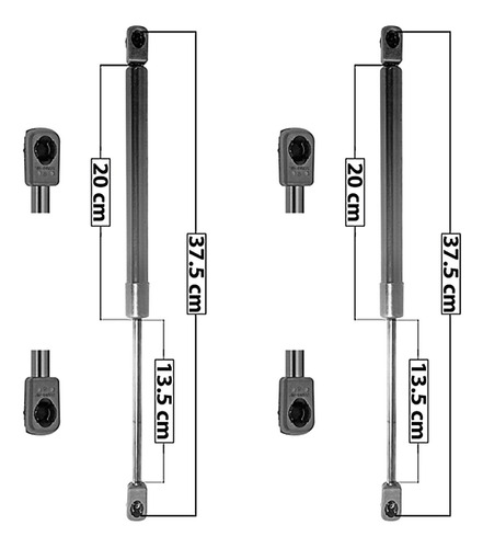 Set 2 Amortiguadores 5a Puerta Spart Ford Excursion 00_05