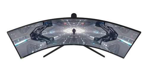 Imagen 4 de 5 de Monitor gamer curvo Samsung Odyssey LC49G95TS Qled 49" negro 100V/240V