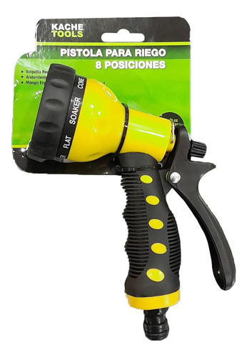 Pistola Para Riego 8 Posiciones Kache Tools