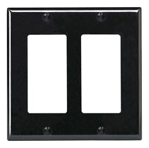 Leviton R04-80409-00e - Placa De Pared Doble, 80409-e