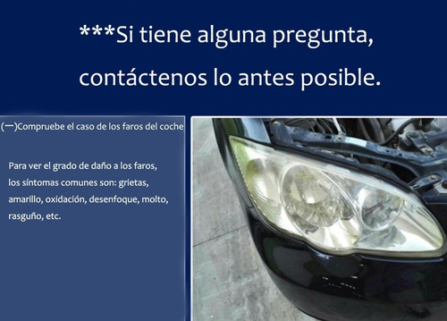 Herramienta For Pulir Y Reparación Faros Delanteros De Auto