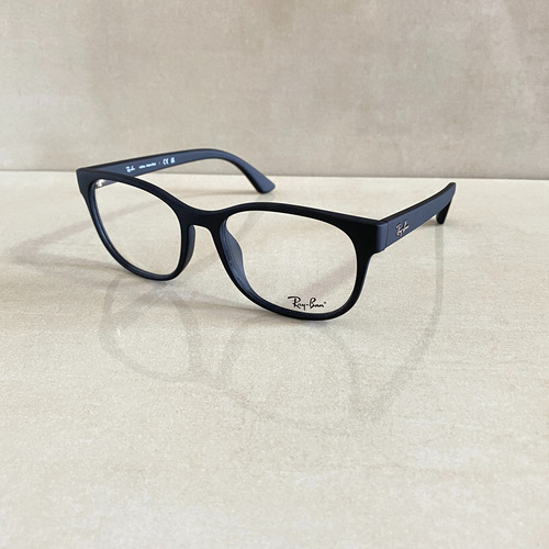 Montura unisex Ray-Ban Grade RB7253l 5196, color negro mate