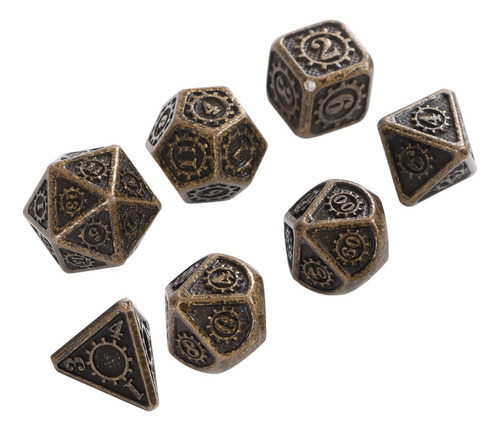 A Juego De Dados Para Juegos De Mesa, 7 Piezas, Poliédrico
