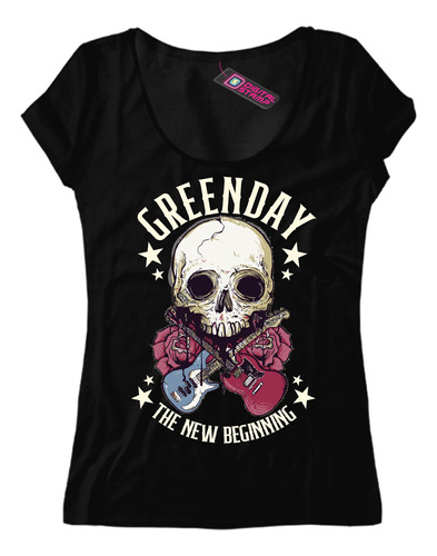 Remera Mujer Greenday The New Beginning Mu 10 Dtg Premium