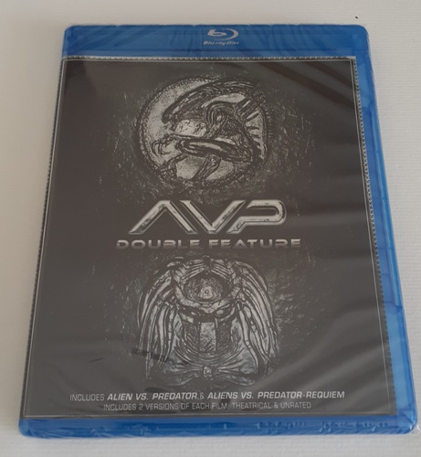 Alien Vs Predator Avp Double Feature Blu-ray Original