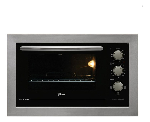 Forno Elétrico Fischer Fit Line Embutir 48l Inox 127v