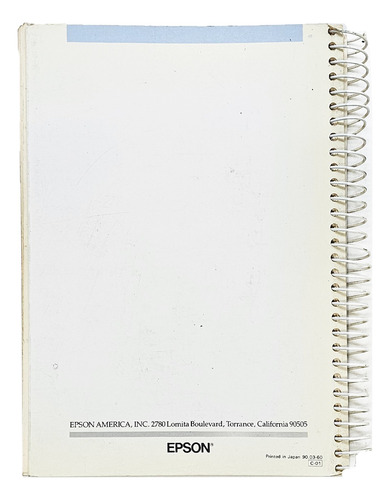 Manual Impresora Epson Lx810 Original (Usado)