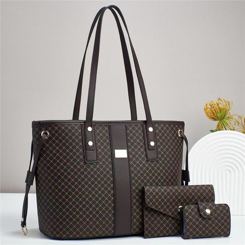 Bolsas Mujer Estampadas Retro Moda 3 Pzas/set