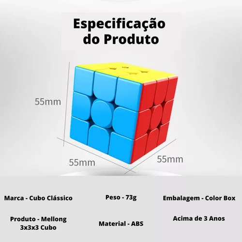 Cubo Mágico Profissional 3x3x3 Original - Magic Cube