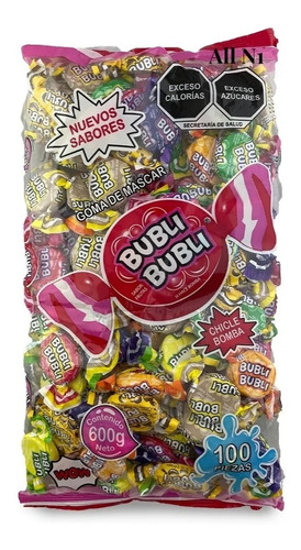 Gomez Chicle Bubli Bubli 100 Piezas