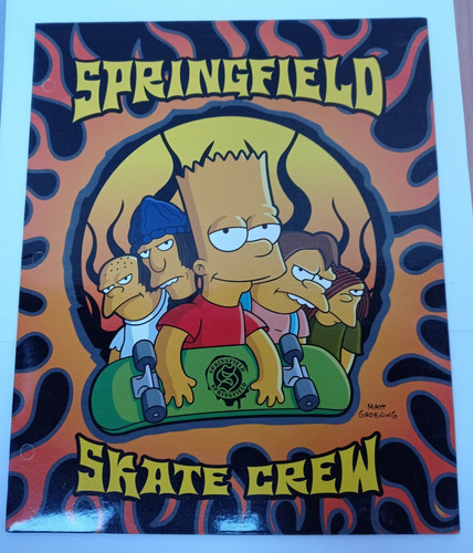 Carpeta Simpsons 2007 Springfield Skate Crew