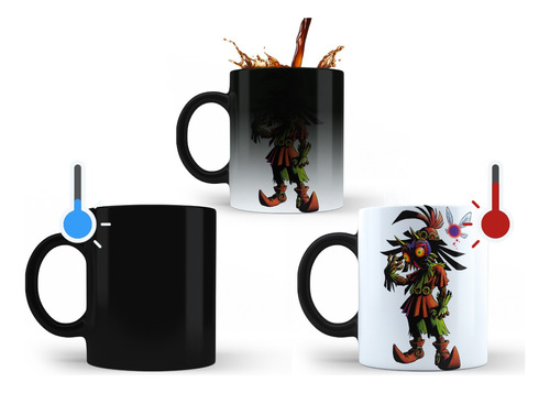 Legend Of Zelda Leyenda Majoras Mask Taza Magica T P E