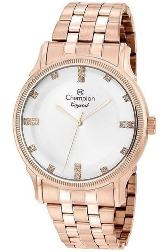 Relógio Champion Feminino Ref: Cn25510z Casual Rosé