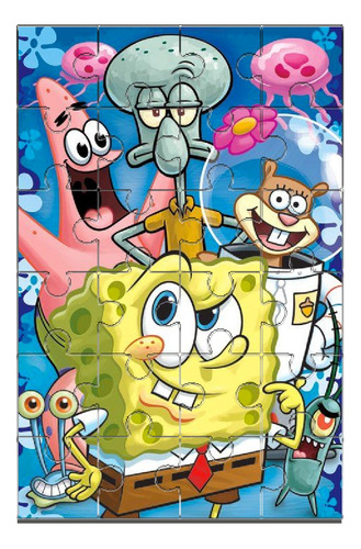 Puzzle Rompecabezas Bob Esponja Niños Dia Del Niño D4