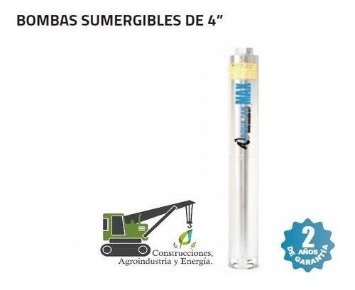 Bomba Sumergible Aquapak Max 4 5 Hp 90m 3lps M3x50-14