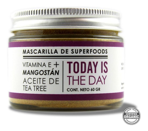 Mascarilla Facial Superfoods Today Is The Day 60g Mangostán