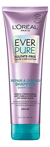Shampoo L'oréal Paris Everpure Repair And Defend 250ml